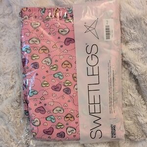 SweetLegs Love Notes Pink Leggings ✨NWT✨